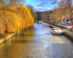 Norwich Canal water boat