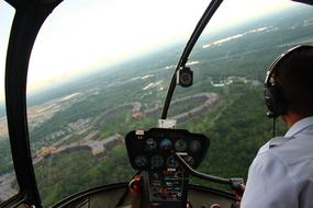 Helicopter pilot Flight