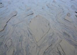 Beach Furrows Sea ​​Water