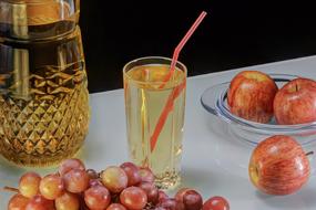 sweet juice with apples
