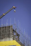 Building Cage and blue sky