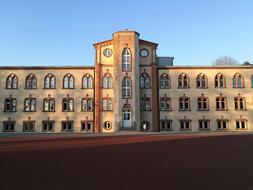 Colorful Aloisianum Jesuit College in Linz, Austria
