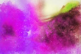 purple abstract watercolor background art