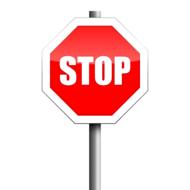 shield stop traffic road sign