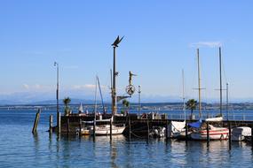 photo of the port on Lake Constance in Germany