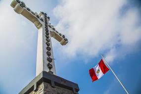 view of the landmark cross