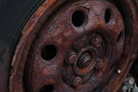 Rust Rim Wheel