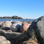 great big rocks