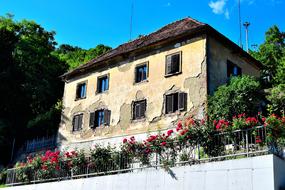 Old House Building wall