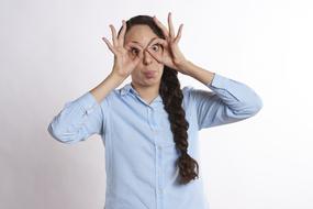 Crazy Fun Person girl