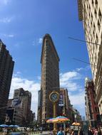 Flatiron Building in New York, america