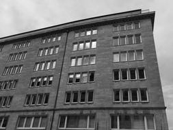 Building Gloomy Architecture blak and white