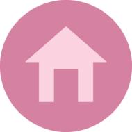 pink icon button home drawing