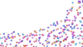 colorful hearts valentine s day