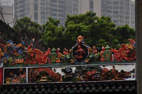 Colorful and beautiful architecture in Guang Zhou, in China