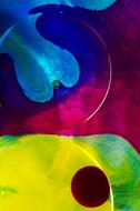 abstract water macro colorful