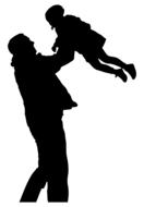 daughter father drawing