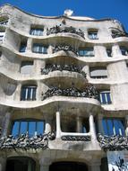 Barcelona Antoni Gaudi architecture in Spain