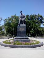 photo of the monument to Chekhov in Taganrog