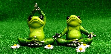 Frogs Yoga Meadow