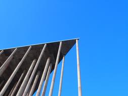 roof as concrete steel structure