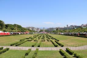 Lisbon Portugal greem garden