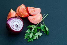 juicy ripe vegetables