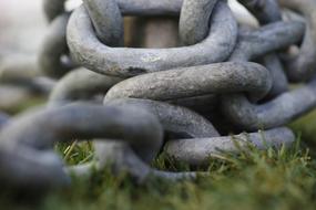 Detail photo of metal Chain