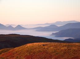 high mountain view