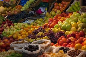 fresh fruit display case