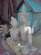 care and love as a sculpture in asia
