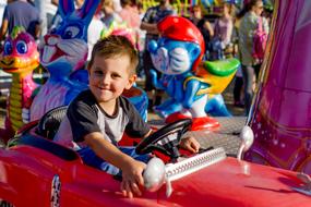 Boy play Carousel