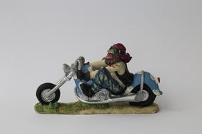Biker Figure clay