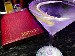 delicious martini on the table