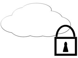 cloud security data protection drawing