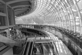 Building Interior black and white