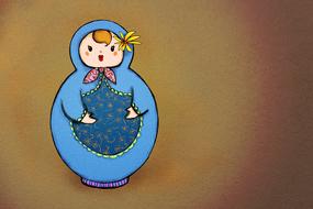 babushka doll drawing