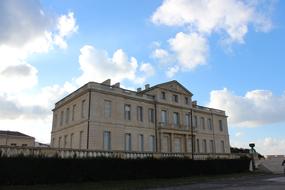 Castle Facade blue sky