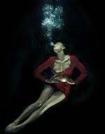 underwater girl model