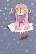 illustration of ballerina dancer child