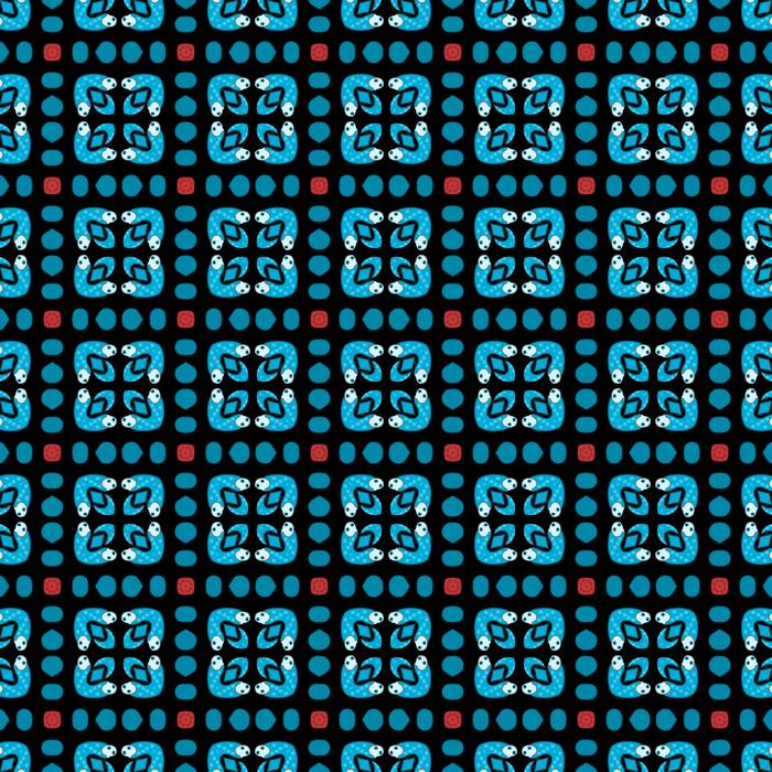 blue seamless pattern clipart
