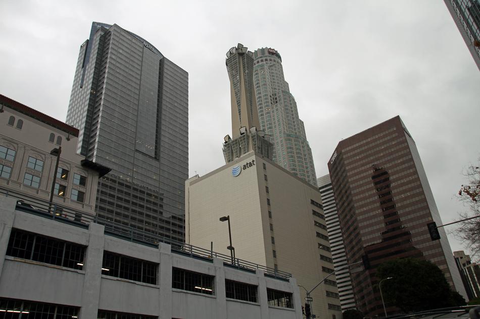 financial district in Los Angeles