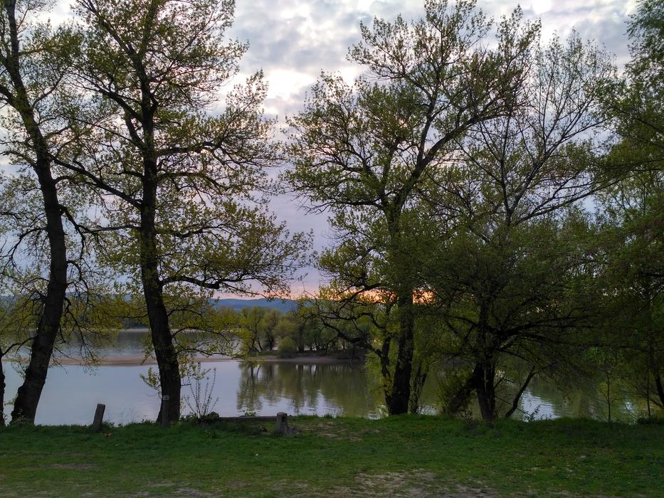Hungary In Zebegeny at Sunset