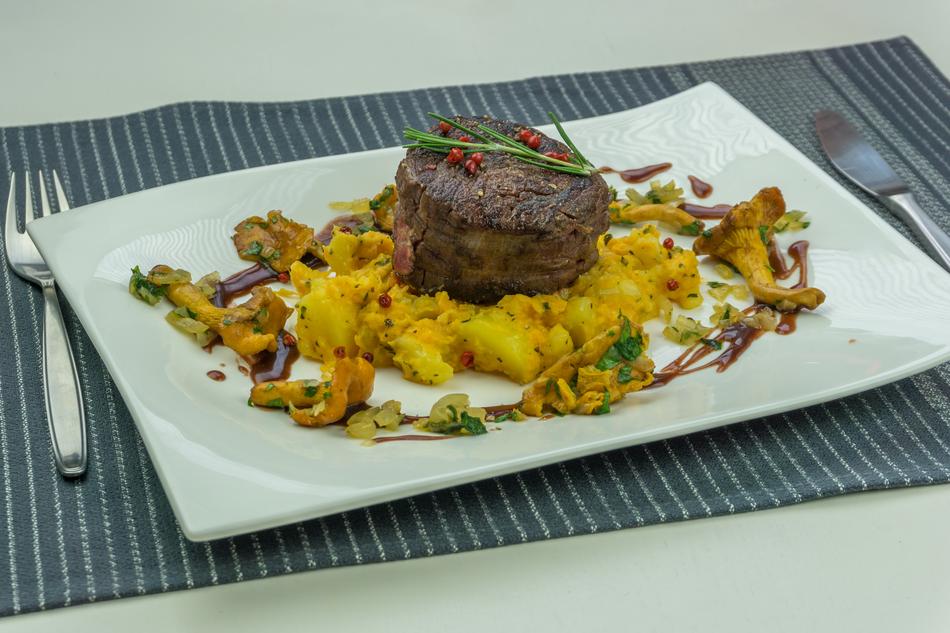 cooked meat dish