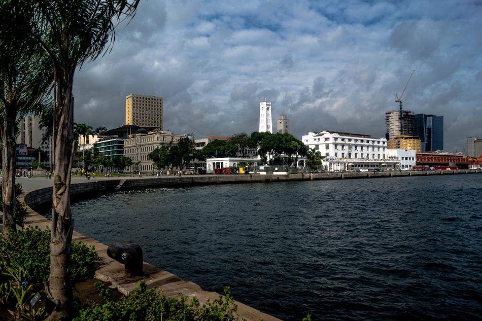 distant view of the Museum of Tomorrow in rio de janeiro