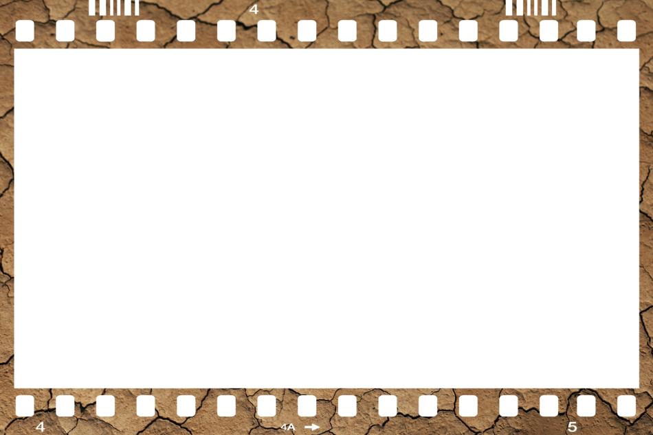 frame, film, white background
