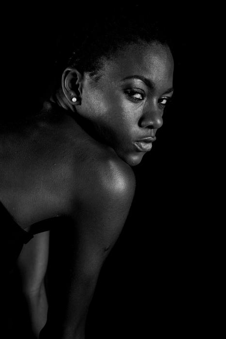Model shoot of a woman