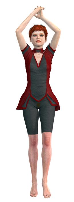 clothing beauty female render