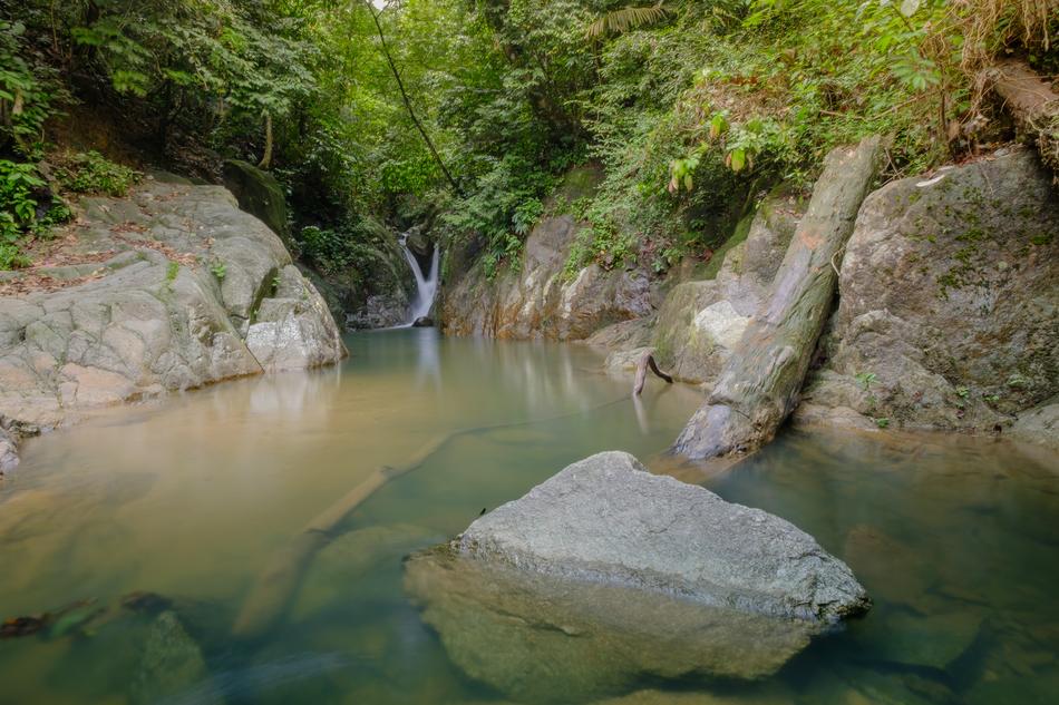 Waterfall View Dusk