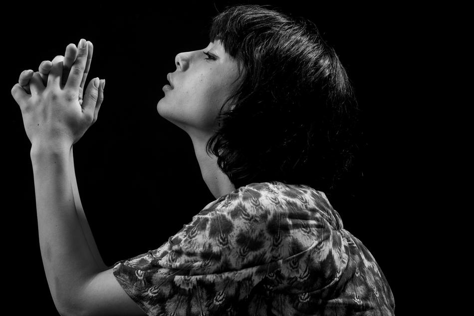 Model Woman Black And White Young